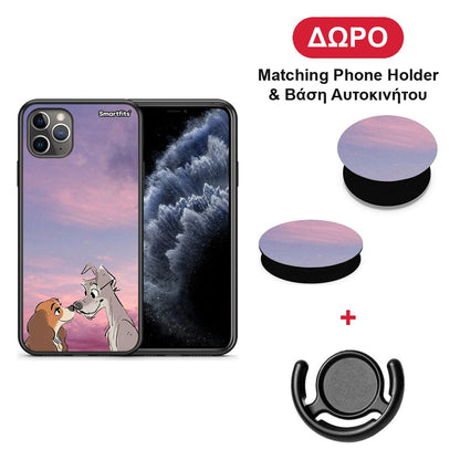Lady And Tramp - iPhone 11 Pro Max θήκη + Δώρο Phone Holder & Βάση Αυτοκινήτου