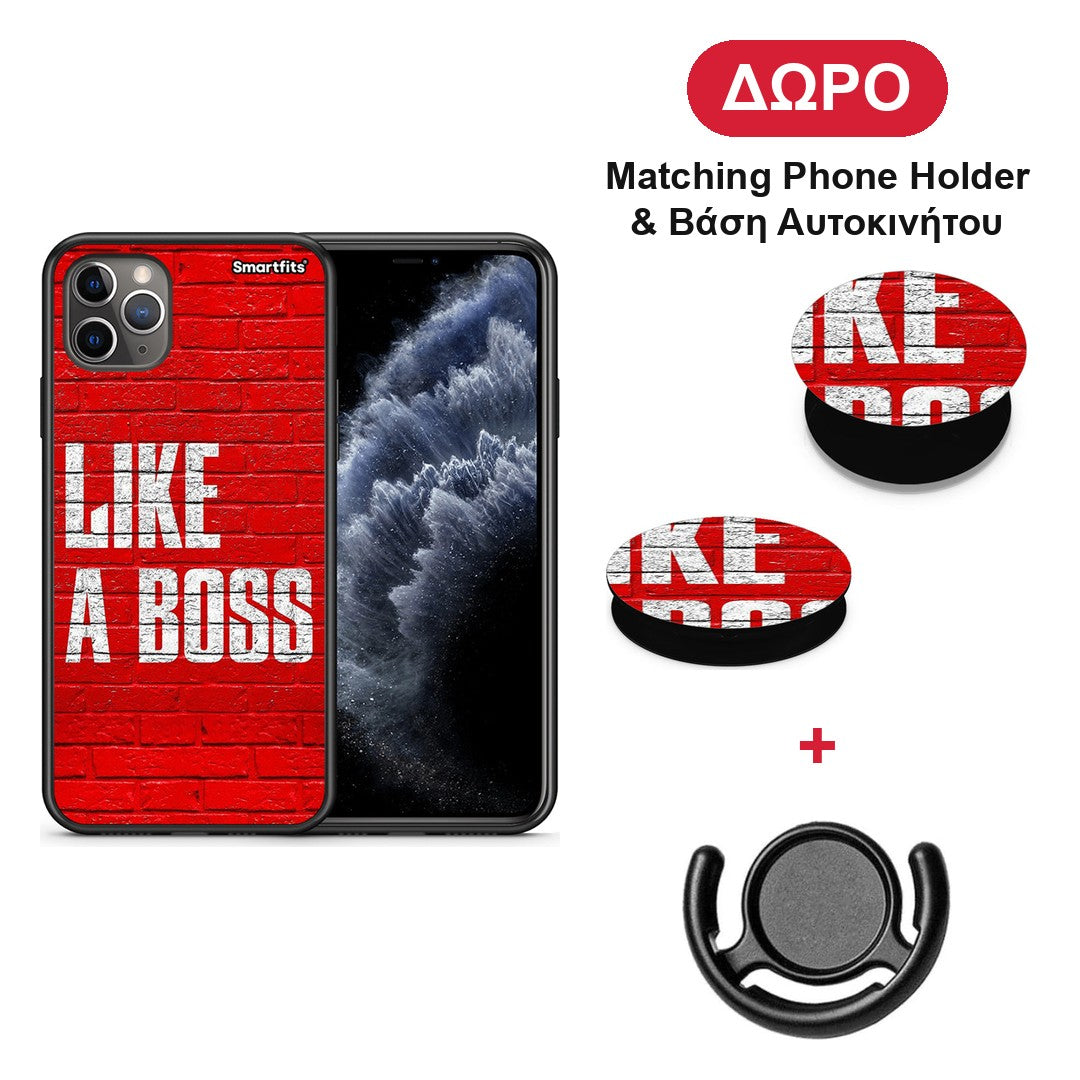 Like A Boss - iPhone 11 Pro Max θήκη + Δώρο Phone Holder & Βάση Αυτοκινήτου