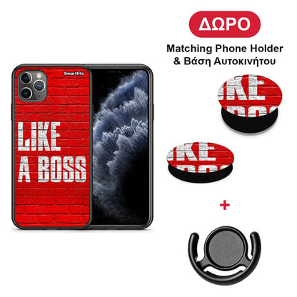 Like A Boss - iPhone 11 Pro Max θήκη + Δώρο Phone Holder & Βάση Αυτοκινήτου