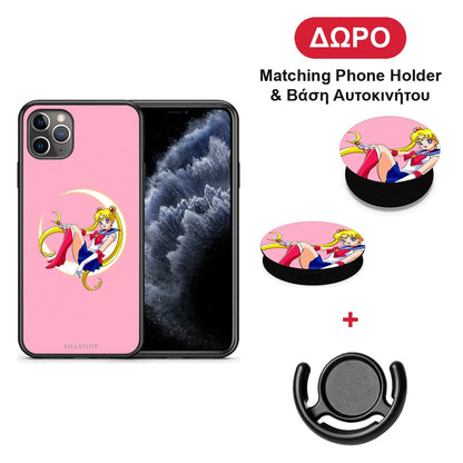 Moon Girl - iPhone 11 Pro Max θήκη + Δώρο Phone Holder & Βάση Αυτοκινήτου