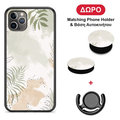 Nude Plants - iPhone 11 Pro Max θήκη + Δώρο Phone Holder & Βάση Αυτοκινήτου