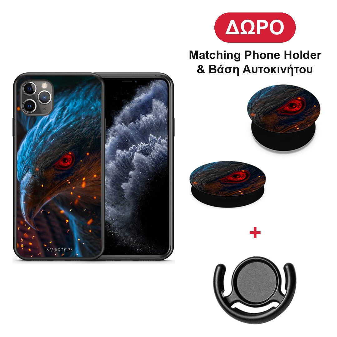 PopArt Eagle - iPhone 11 Pro Max θήκη + Δώρο Phone Holder & Βάση Αυτοκινήτου