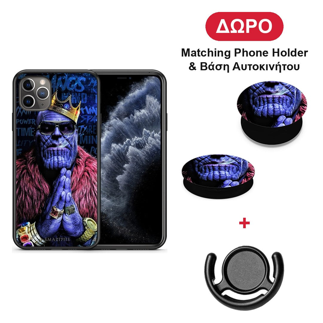 PopArt Thanos - iPhone 11 Pro Max θήκη + Δώρο Phone Holder & Βάση Αυτοκινήτου
