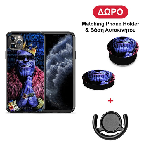 PopArt Thanos - iPhone 11 Pro Max θήκη + Δώρο Phone Holder & Βάση Αυτοκινήτου