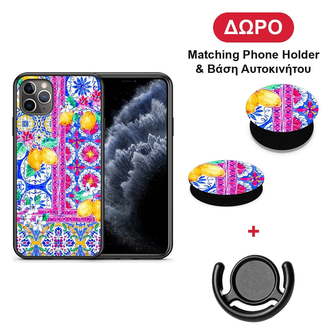 Retro Spring - iPhone 11 Pro Max θήκη + Δώρο Phone Holder & Βάση Αυτοκινήτου