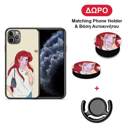 Walking Mermaid - iPhone 11 Pro Max θήκη + Δώρο Phone Holder & Βάση Αυτοκινήτου
