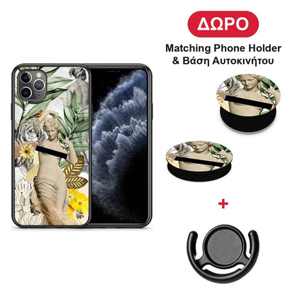 Woman Statue - iPhone 11 Pro Max θήκη + Δώρο Phone Holder & Βάση Αυτοκινήτου