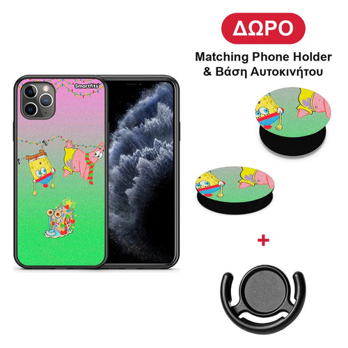 Xmas Lights - iPhone 11 Pro Max θήκη + Δώρο Phone Holder & Βάση Αυτοκινήτου