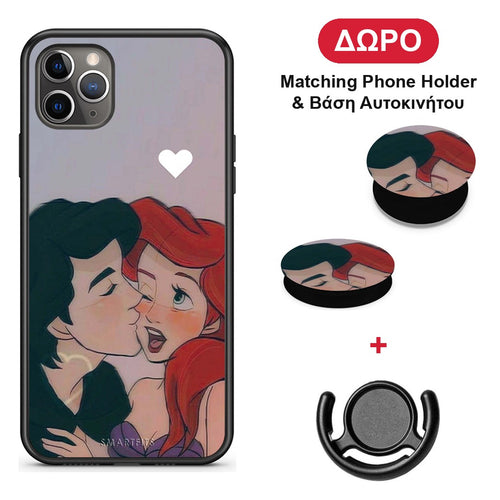 Mermaid Couple - iPhone 11 Pro θήκη + Δώρο Phone Holder & Βάση Αυτοκινήτου