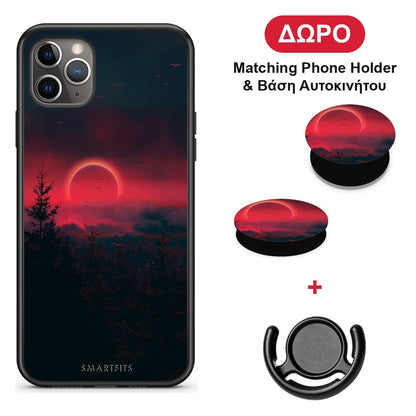 Tropic Sunset - iPhone 11 Pro θήκη + Δώρο Phone Holder & Βάση Αυτοκινήτου