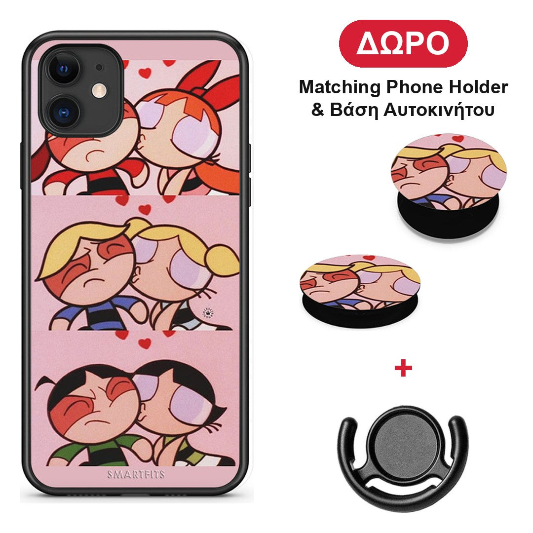 Puff Love - iPhone 11 θήκη + Δώρο Phone Holder & Βάση Αυτοκινήτου
