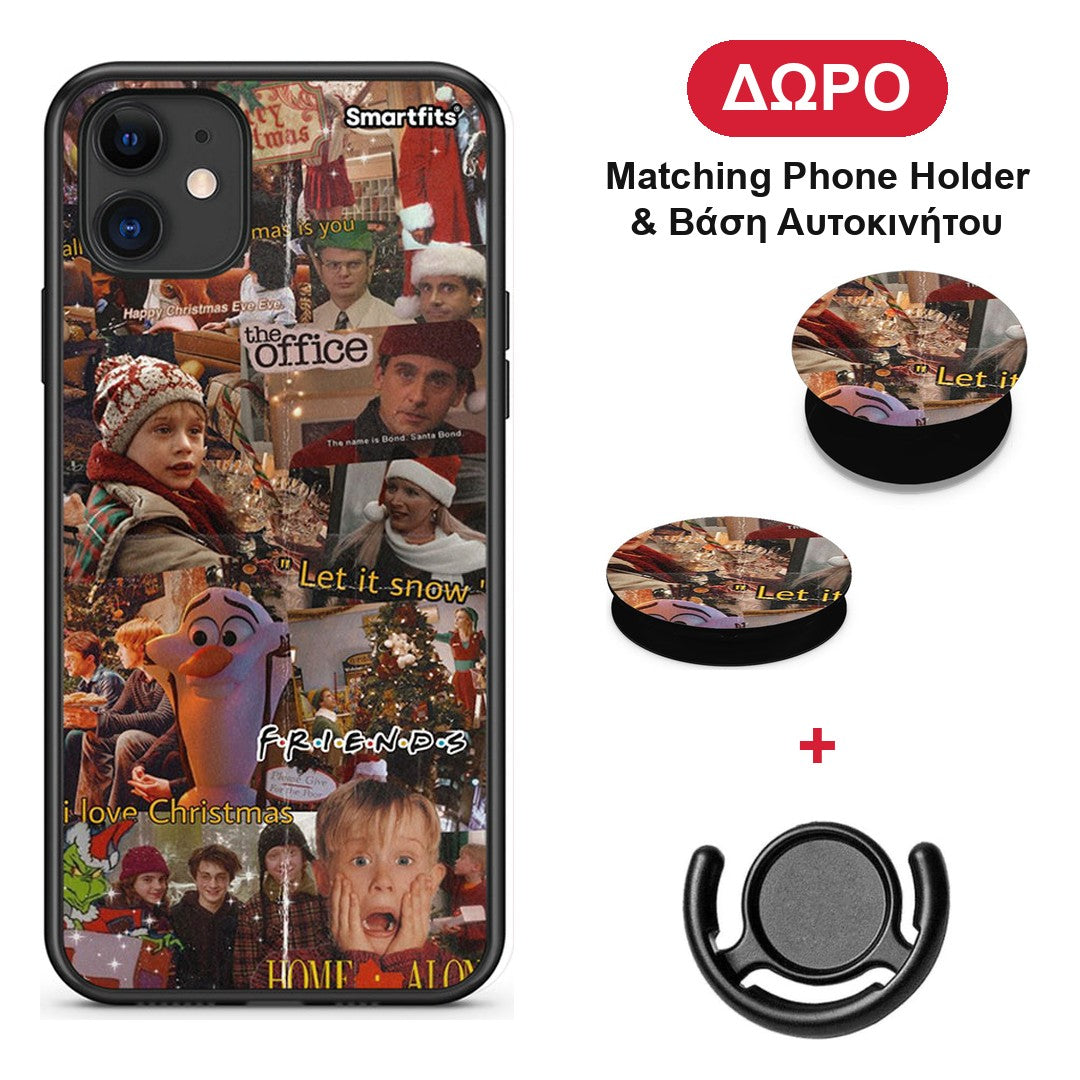Xmas Wishes - iPhone 11 θήκη + Δώρο Phone Holder & Βάση Αυτοκινήτου