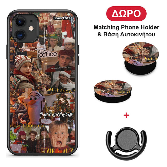 Xmas Wishes - iPhone 11 θήκη + Δώρο Phone Holder & Βάση Αυτοκινήτου