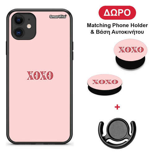 XOXO Love - iPhone 11 θήκη + Δώρο Phone Holder & Βάση Αυτοκινήτου