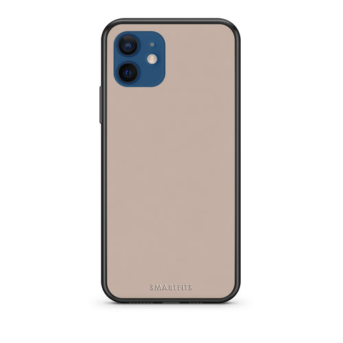 Θήκη iPhone 12 Blush Beige από τη Smartfits με σχέδιο στο πίσω μέρος και μαύρο περίβλημα | iPhone 12 Blush Beige case with colorful back and black bezels
