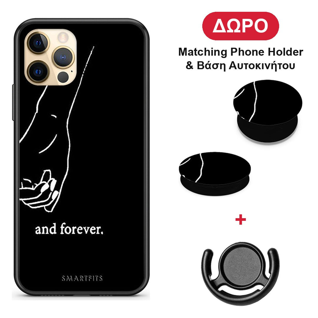 Always & Forever 2 - iPhone 12 θήκη + Δώρο Phone Holder & Βάση Αυτοκινήτου