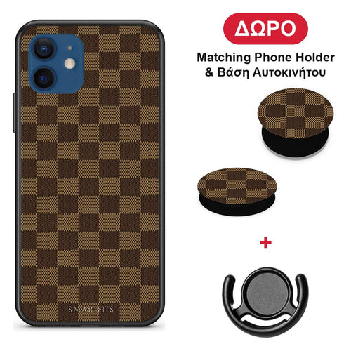 Designer Glamour - iPhone 12 θήκη + Δώρο Phone Holder & Βάση Αυτοκινήτου