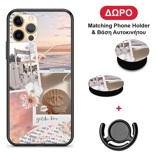 Golden Hour - iPhone 12 θήκη + Δώρο Phone Holder & Βάση Αυτοκινήτου