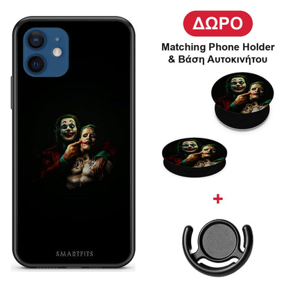 Hero Clown - iPhone 12 θήκη + Δώρο Phone Holder & Βάση Αυτοκινήτου