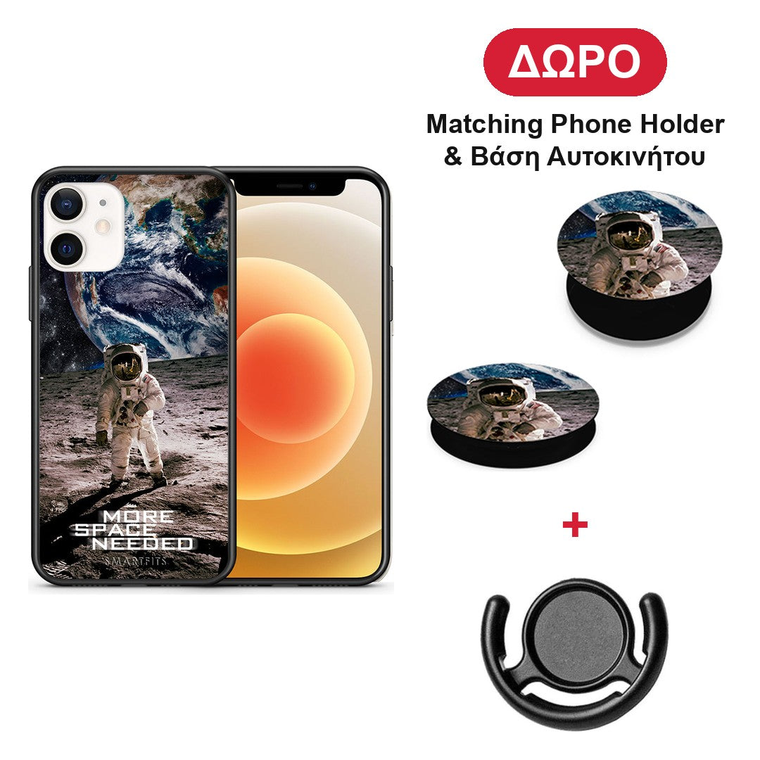 More Space - iPhone 12 Mini θήκη + Δώρο Phone Holder & Βάση Αυτοκινήτου