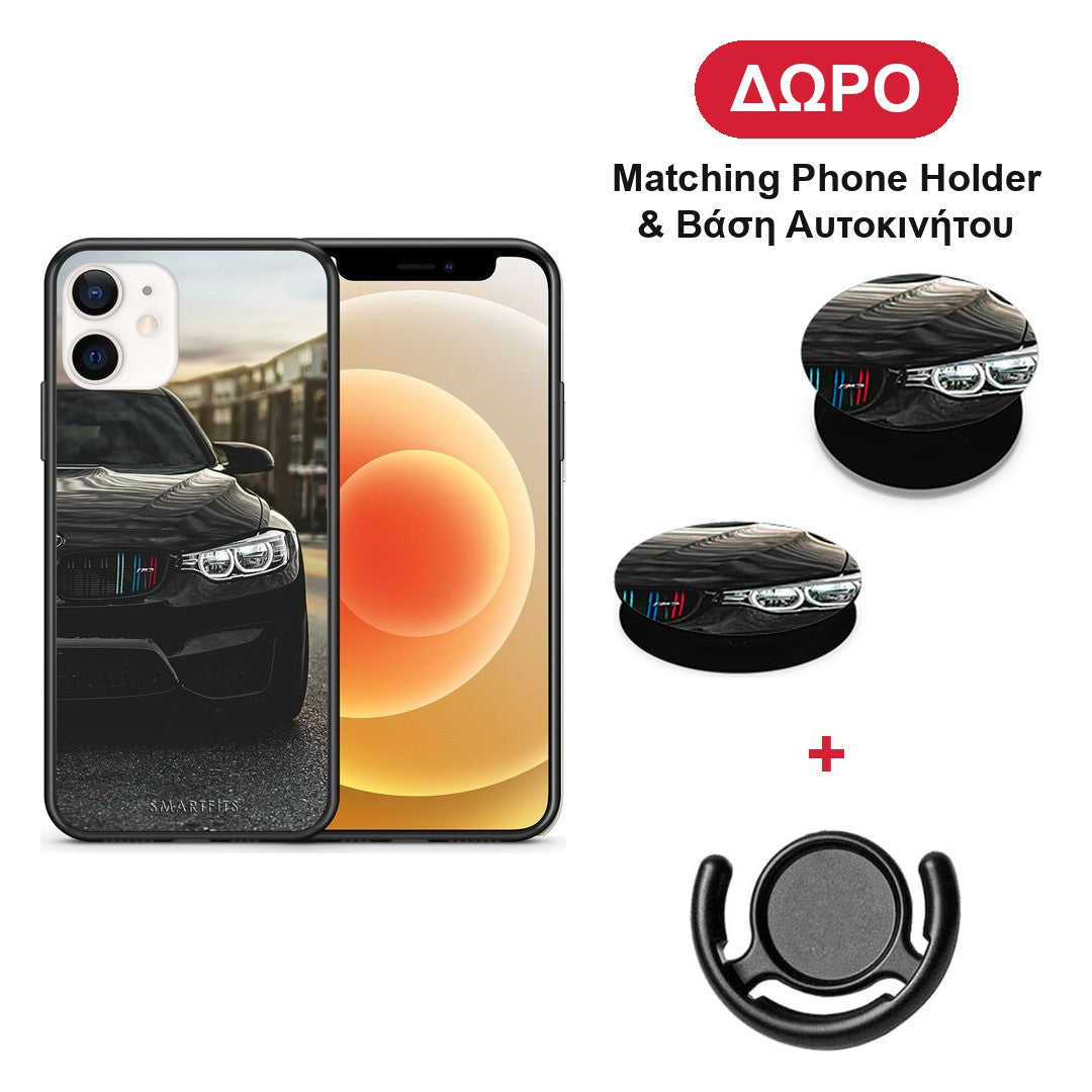 Racing M3 - iPhone 12 Mini θήκη + Δώρο Phone Holder & Βάση Αυτοκινήτου