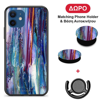 Paint Winter - iPhone 12 θήκη + Δώρο Phone Holder & Βάση Αυτοκινήτου