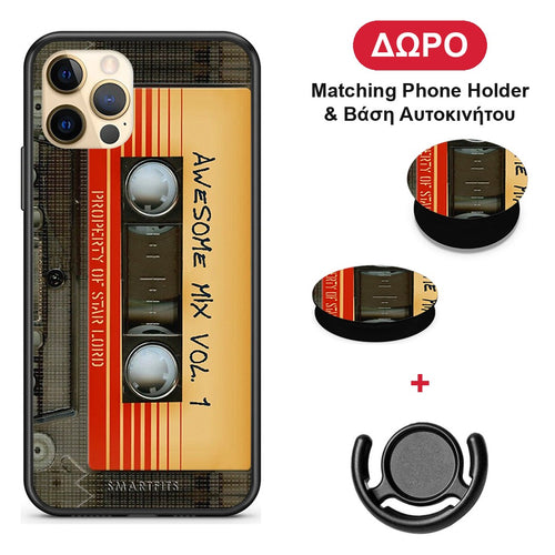 Awesome Mix - iPhone 12 Pro θήκη + Δώρο Phone Holder & Βάση Αυτοκινήτου