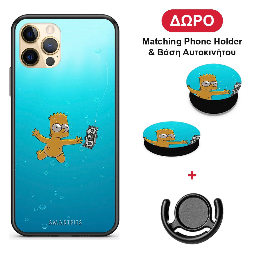 Chasing Money - iPhone 12 Pro θήκη + Δώρο Phone Holder & Βάση Αυτοκινήτου