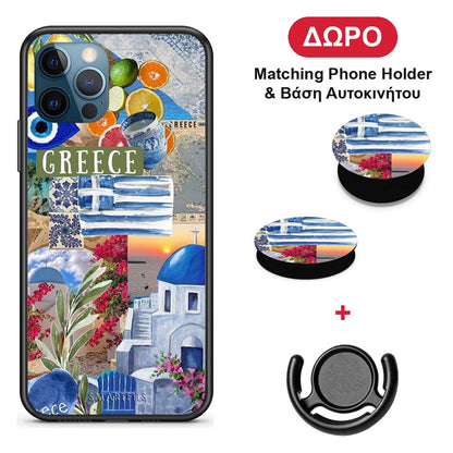 All Greek - iPhone 12 Pro Max θήκη + Δώρο Phone Holder & Βάση Αυτοκινήτου