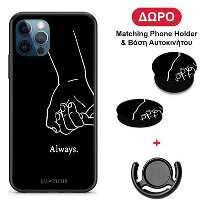 Always & Forever 1 - iPhone 12 Pro Max θήκη + Δώρο Phone Holder & Βάση Αυτοκινήτου