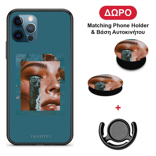 Cry An Ocean - iPhone 12 Pro Max θήκη + Δώρο Phone Holder & Βάση Αυτοκινήτου