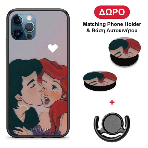 Mermaid Couple - iPhone 12 Pro Max θήκη + Δώρο Phone Holder & Βάση Αυτοκινήτου