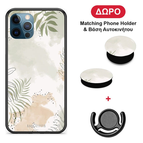 Nude Plants - iPhone 12 Pro Max θήκη + Δώρο Phone Holder & Βάση Αυτοκινήτου