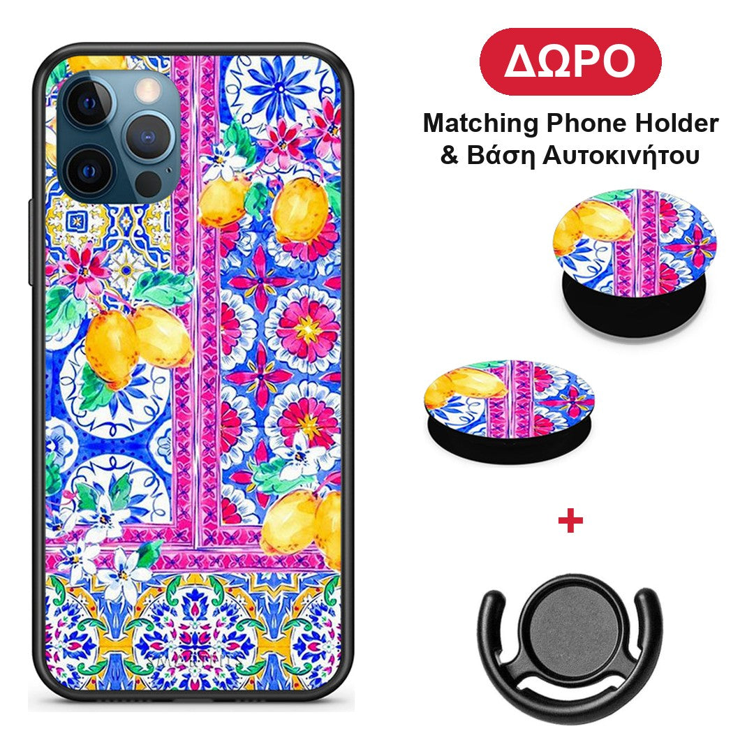 Retro Spring - iPhone 12 Pro Max θήκη + Δώρο Phone Holder & Βάση Αυτοκινήτου