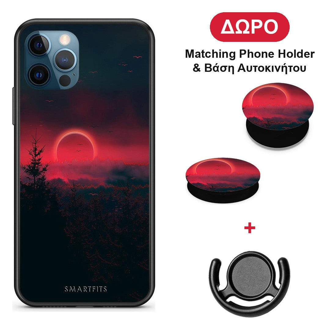 Tropic Sunset - iPhone 12 Pro Max θήκη + Δώρο Phone Holder & Βάση Αυτοκινήτου