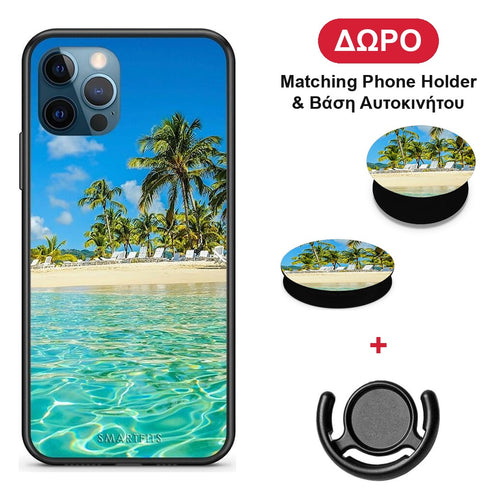 Tropical Vibes - iPhone 12 Pro Max θήκη + Δώρο Phone Holder & Βάση Αυτοκινήτου