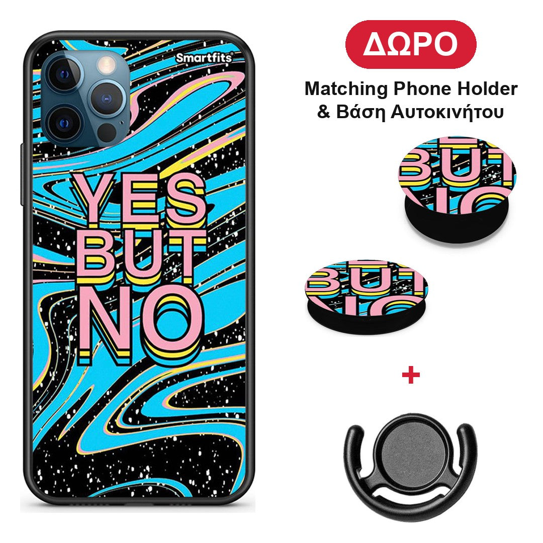 Yes But No - iPhone 12 Pro Max θήκη + Δώρο Phone Holder & Βάση Αυτοκινήτου