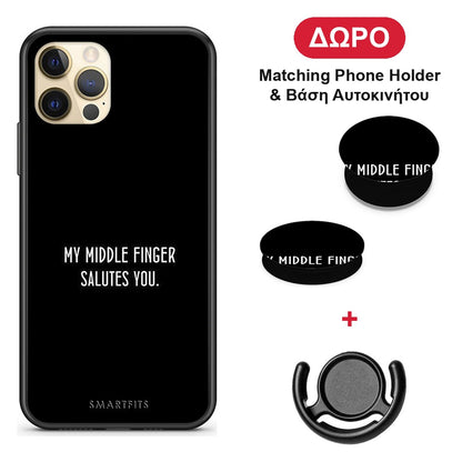 Salute - iPhone 12 Pro θήκη + Δώρο Phone Holder & Βάση Αυτοκινήτου