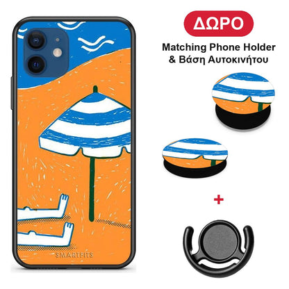 Summering - iPhone 12 Pro θήκη + Δώρο Phone Holder & Βάση Αυτοκινήτου