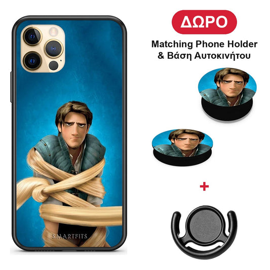 Tangled 1 - iPhone 12 Pro θήκη + Δώρο Phone Holder & Βάση Αυτοκινήτου
