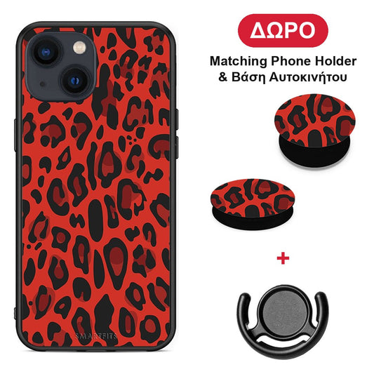 iphone-13-animal-red-leopard-case ΔΩΡΟ
