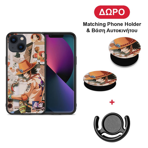 Anime Collage - iPhone 13 θήκη + Δώρο Phone Holder & Βάση Αυτοκινήτου