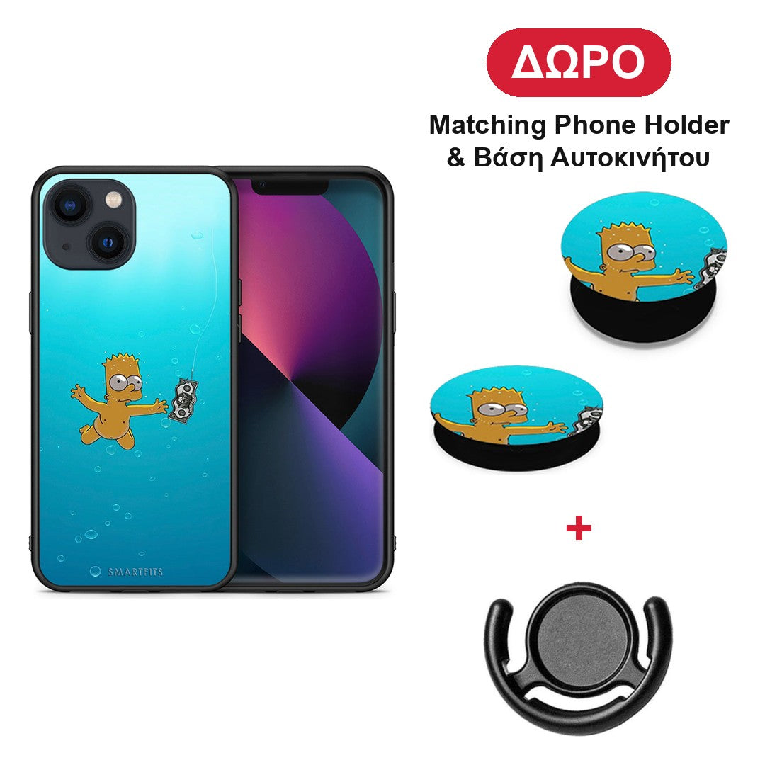 Chasing Money - iPhone 13 θήκη + Δώρο Phone Holder & Βάση Αυτοκινήτου