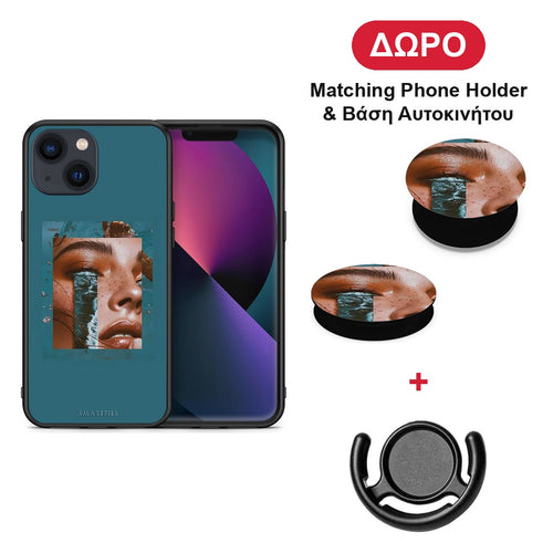 Cry An Ocean - iPhone 13 θήκη + Δώρο Phone Holder & Βάση Αυτοκινήτου