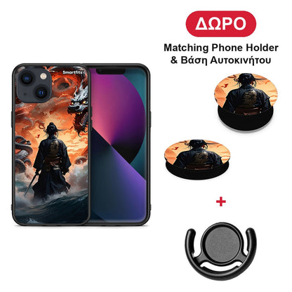 Dragons Fight - iPhone 13 θήκη + Δώρο Phone Holder & Βάση Αυτοκινήτου
