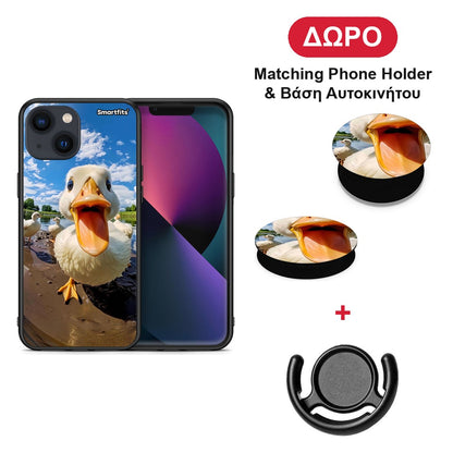 Duck Face - iPhone 13 θήκη + Δώρο Phone Holder & Βάση Αυτοκινήτου