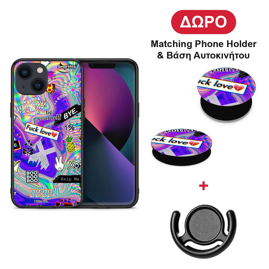 Game Over - iPhone 13 θήκη + Δώρο Phone Holder & Βάση Αυτοκινήτου