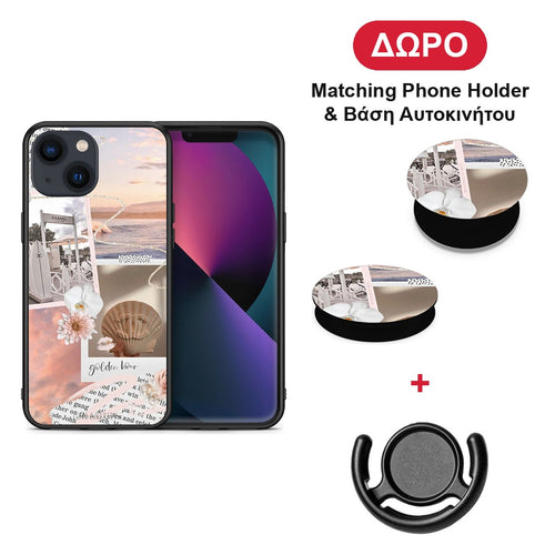 Golden Hour - iPhone 13 θήκη + Δώρο Phone Holder & Βάση Αυτοκινήτου