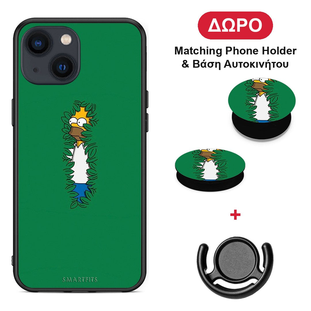 Bush Man - iPhone 13 Mini θήκη + Δώρο Phone Holder & Βάση Αυτοκινήτου