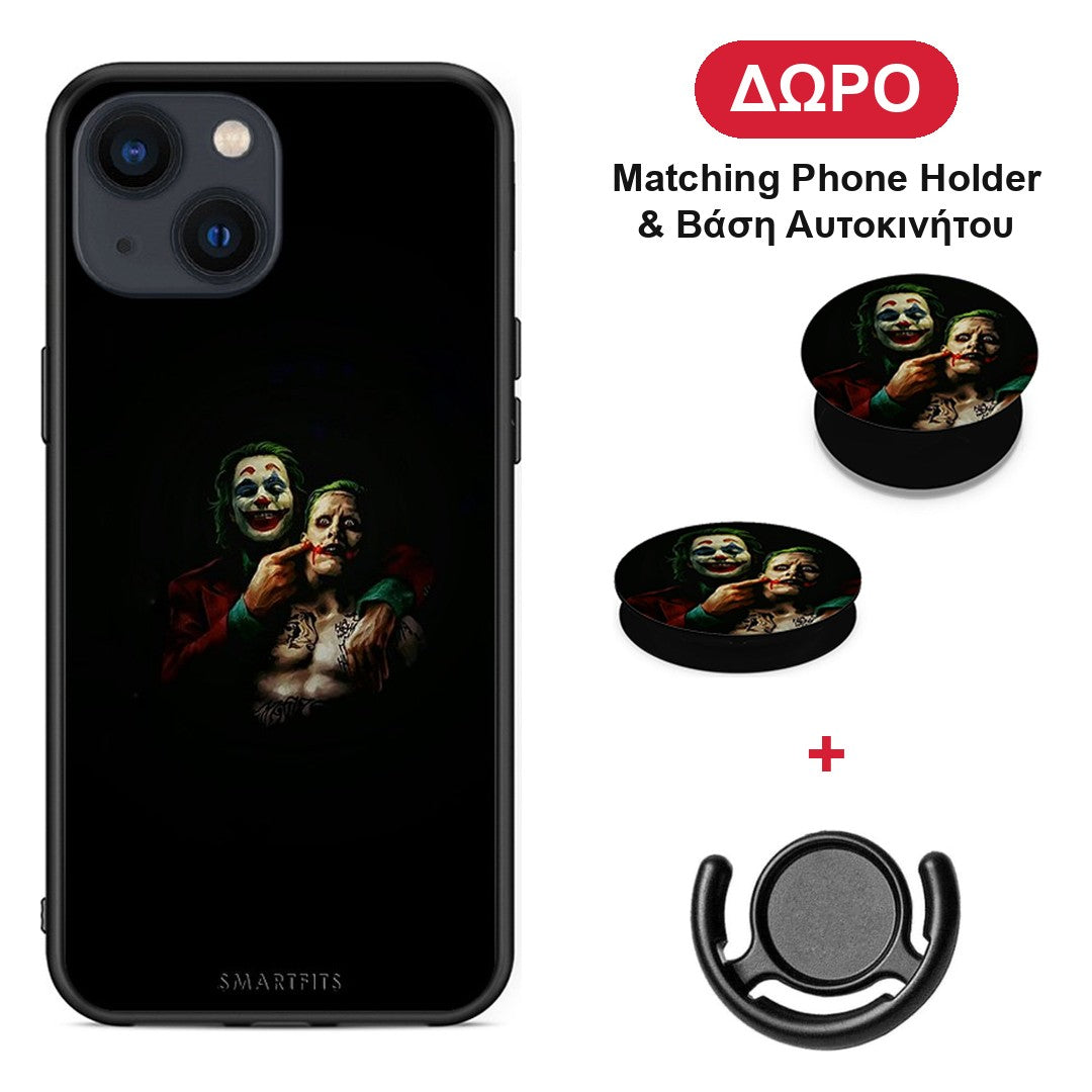 Hero Clown - iPhone 13 Mini θήκη + Δώρο Phone Holder & Βάση Αυτοκινήτου